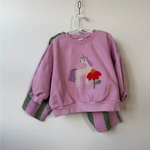 next Lilac Crewneck Sweatshirt with Embroidered Detail